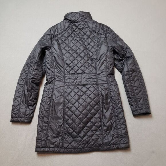 The North Face "Ruka" Long Jacket PrimaLoft size Medium - black quilted puffer - Picture 11 of 13